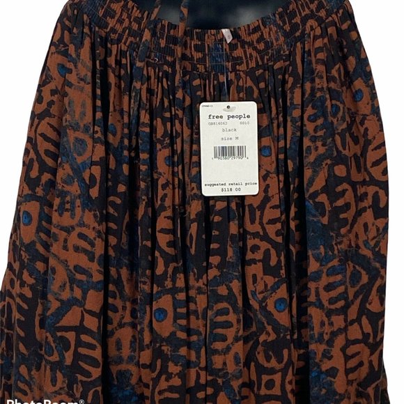 Free People Beach Day Halter Mini Ruffle Dress M - Picture 8 of 11